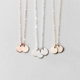 Disc Coin Necklace - Stainless Steel