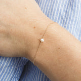 Minimalist Sea Pearl Charm Stainless Steel Bracelets